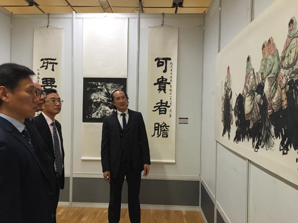 【一带一路文化】纪念李可染诞辰１１０周年画展在维也纳举行