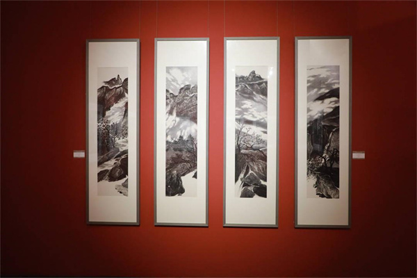 天心之光——杜凤海中国山水画展在李可染画院图形学美术馆隆重开幕
