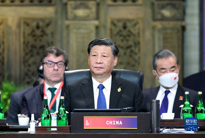习近平出席二十国集团领导人第十七次峰会并发表重要讲话  一带一路 2022 G20