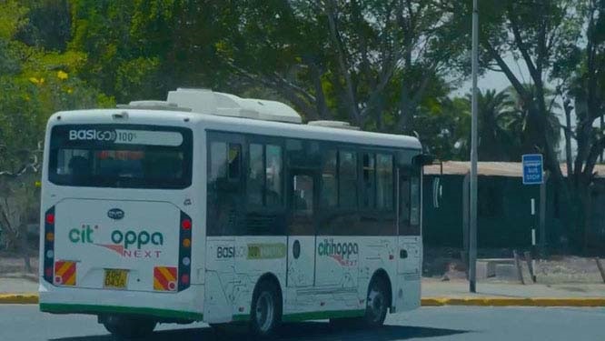 全球连线｜电动巴士中国造 绿色出行肯尼亚  绿色一带一路 绿色能源  电动巴士  一带一路  