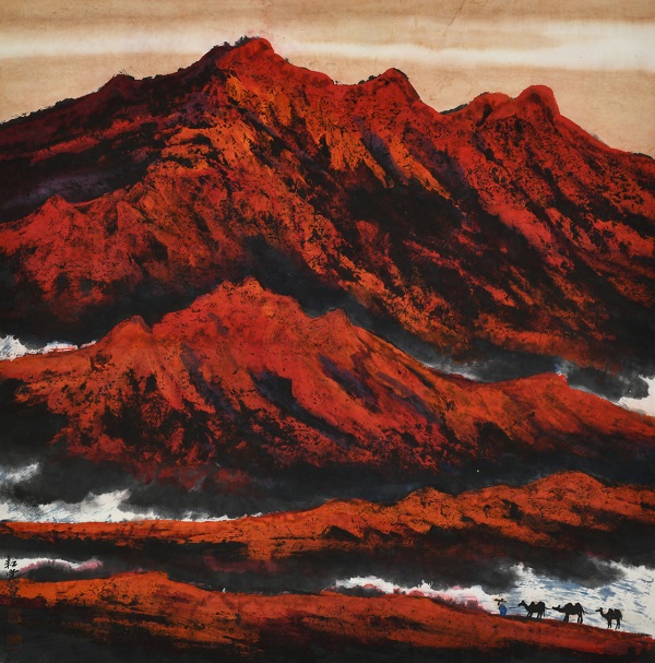 “丝路丹青 北疆溢彩——李政恩艺术作品展”在乌海市展览圆满成功  丝路文化 一带一路 