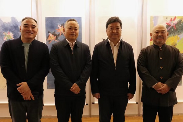 “和合共生 美美与共--崔景哲·翟旭东中国画作品展(金陵站)”在南京夫子庙尊经阁开幕