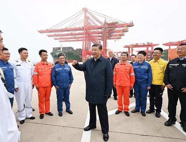 镜观·回响｜路畅货通心相近 构建周边命运共同体 一带一路  硬联通 软联通  心联通  供应链 产业链 生态链 人类命运共同体
