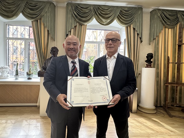 李可染画院与俄罗斯联邦莫斯科国立苏里科夫美术学院签署合作协议  丝路文化  一带一路 李可染画院 苏里科夫 林宏